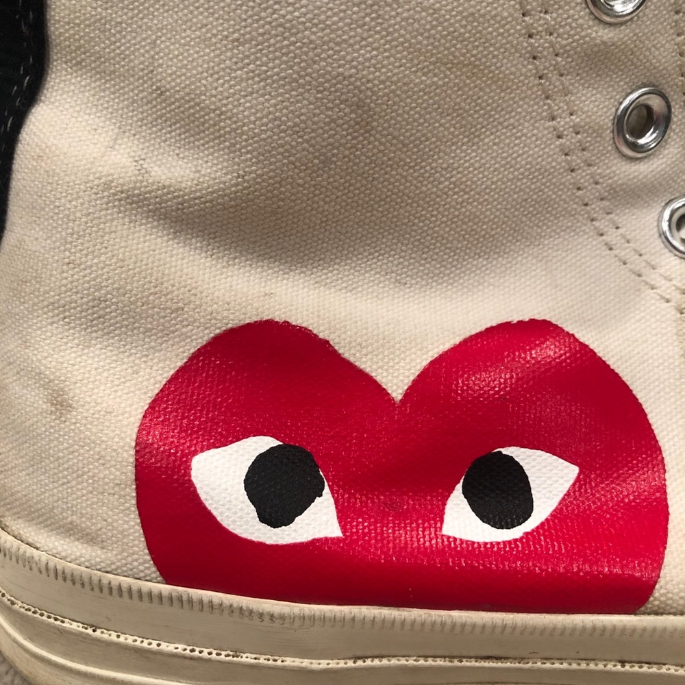 CDG White Convers - Picture 6 of 6